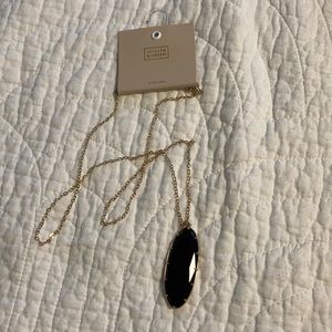 14th and Union onyx long necklace